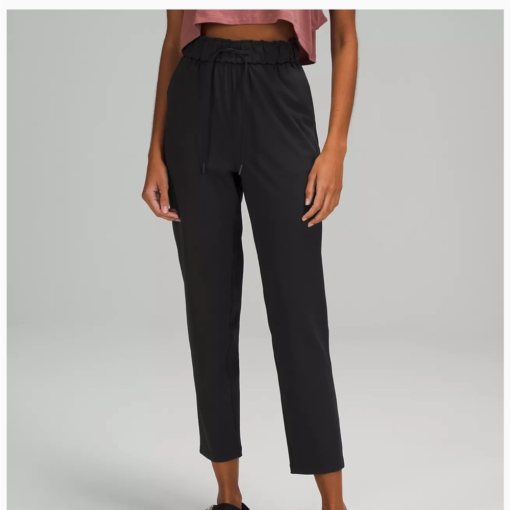 Lululemon keep moving Stretch High-Rise Pant 7/8 Length size 18